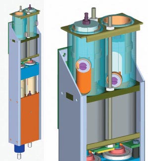 Schematic of PCB machine with linear guide
