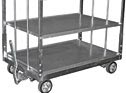 Transportwagen mit 4-Rad-Achsschenkellenkung