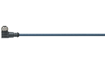 chainflex® Anschlussleitung 360° geschirmt gewinkelt, M12 x 1, CF.INI CF10