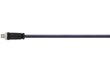 chainflex® Anschlussleitung Verteiler gerade M12, CF.INI CF9, Stift/Leitungsende abgeschnitten, 12-polig