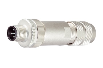 Binder M12-D Kabelstecker, 5.0 - 8.0 mm, schirmbar, 99 3727 810 04, schraubklemm, IP67, UL