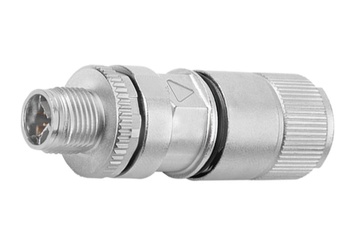 Binder M12-X Kabelstecker, 5.5 - 9.0 mm, schirmbar, 99 3787 810 08, schneidklemm, IP67