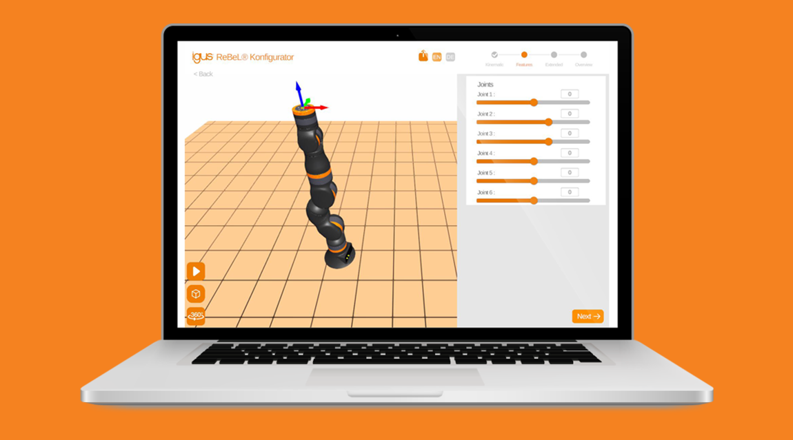 ReBeL® Cobot Configurator