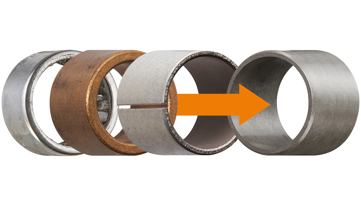 Plástico en vez de metal