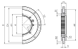 PRT-04-50-TI-ST technical drawing
