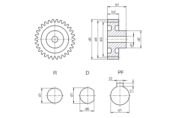 B180GM-ST-100-050-00-080-R technical drawing