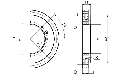 PRT-04-100-DRI technical drawing