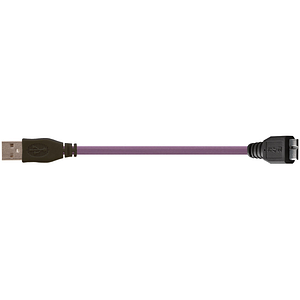 Busleitung | USB 3.0, PVC, Stecker A: USB 3.0 type A, Stecker B: USB 3.0 type B micro