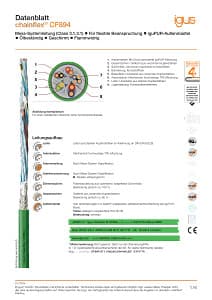 Technisches Datenblatt chainflex® Messystemleitung CF894
