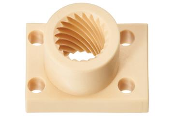 drylin® Flansch-Gewindemuttern für Linearmodule SHT-2018 Rechtsgewinde