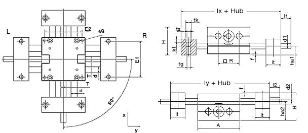 Zeichnung Kreuztische