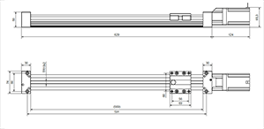 Linearachse mit Motor