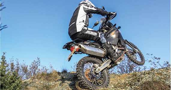 Motorrad und Motorroller