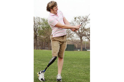 Beinprothese mit iglidur® Gleitlagern von Batchford Products