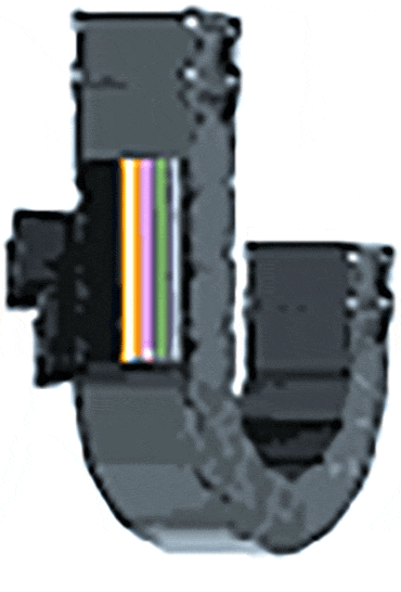 Energieführungsketten als Schutzschlauch