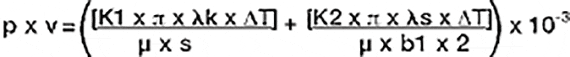 Permitted p x v value