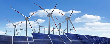 Erneuerbare Energien Solar und Wind